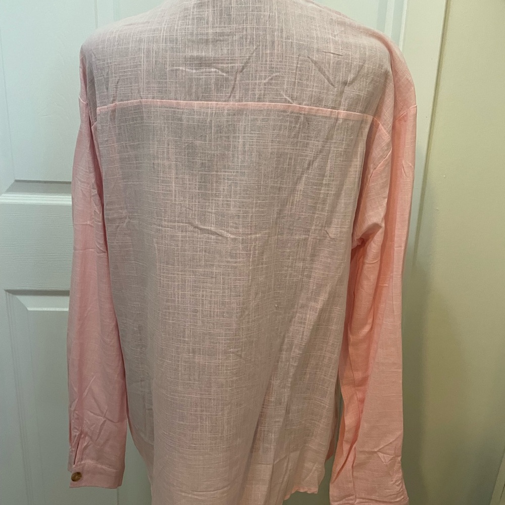 Pink button down blouse - Picture 2 of 2